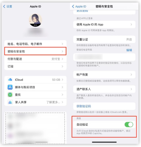 北安苹果手机维修分享iOS 16 自动验证功能开启方法 