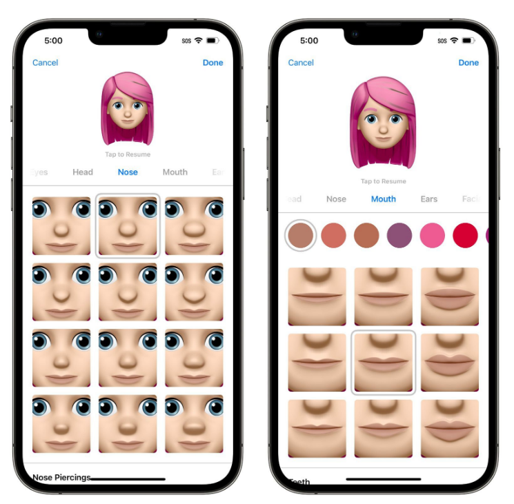 北安苹果手机维修分享​iOS 16中的拟我表情有了哪些变化和升级 