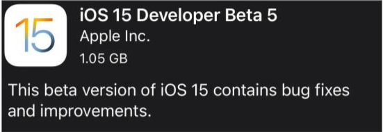 北安苹果手机维修分享如何升级到iOS15.0 beta5 